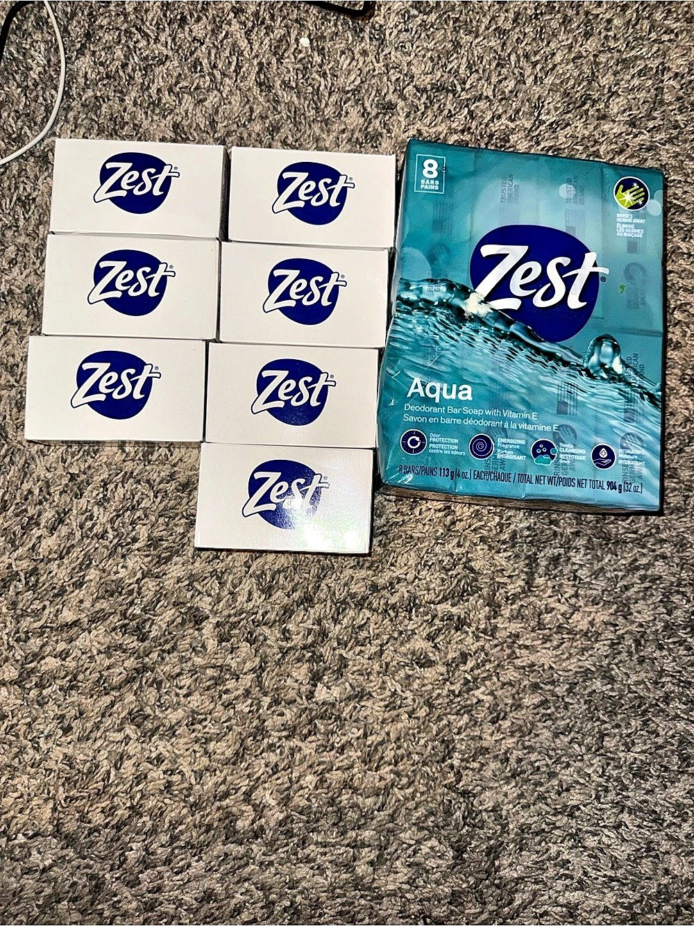 Zest Aqua Deodorant Bar Soap